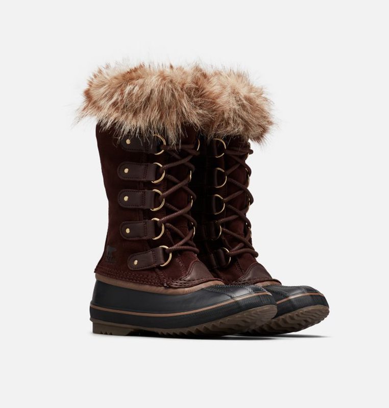 Botas Nieve Sorel Mujer - Joan Of Arctic™ Bajas Marrones Oscuro - 57613-OHZQ